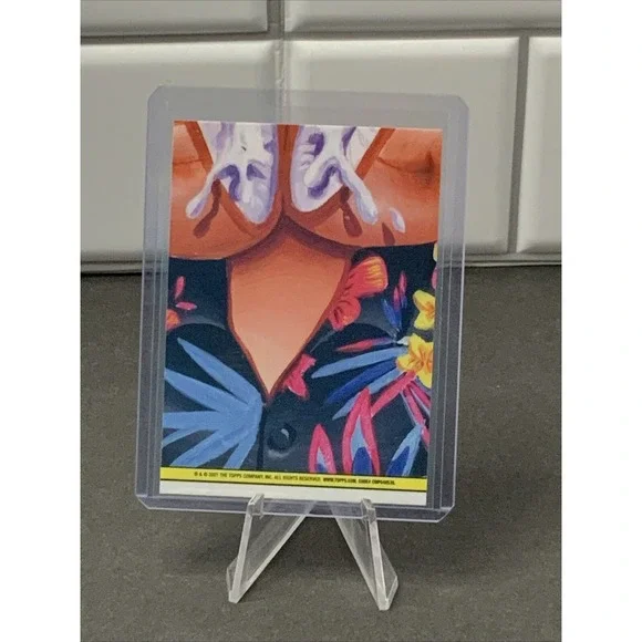 2023 GARBAGE PAIL KIDS GPK GO ON VACATION BILLIE BIDET 50a ERROR - Picture 2 of 3